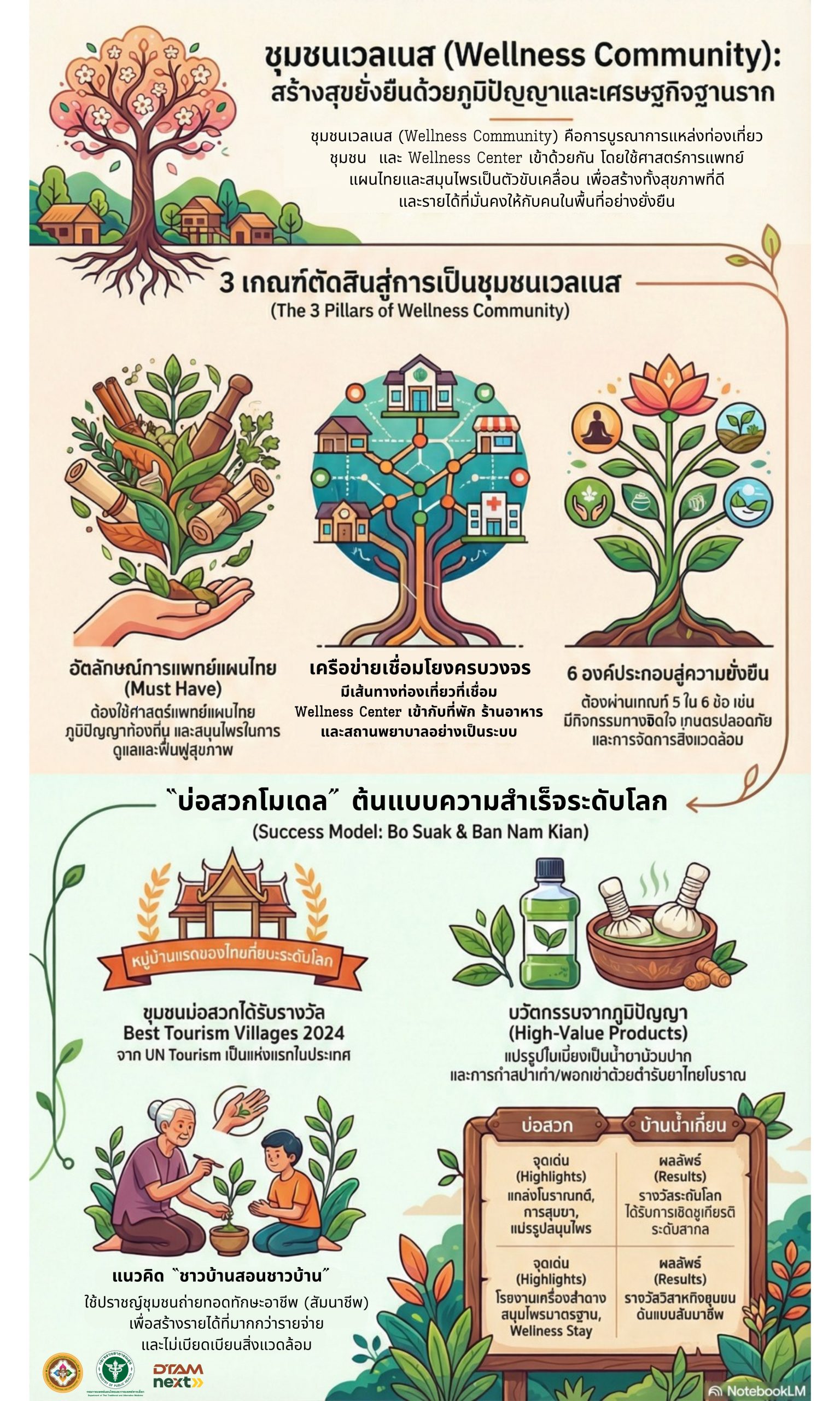 ชุมชนเวลเนส (Wellness Community) : สร้างสุขยั่งยืนด้วยภูมิปัญญา และเศรษฐกิจฐานราก